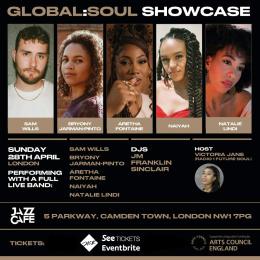 Global Soul Showcase at Golden Bee on Sunday 28th April 2024
