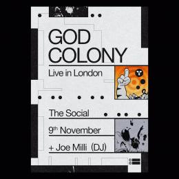 God Colony at The Social on Thursday 9th November 2023