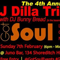 Got Soul J Dilla Tribute at Juno Bar on Sunday 7th February 2016