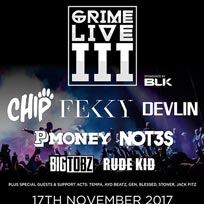 Grime Live III at Indigo2 on Friday 17th November 2017