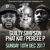 Guilty Simpson, Phat Kat & Percee P at Ace Hotel on Sunday 10th December 2017