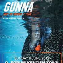Gunna at The Forum on Sunday 9th June 2019