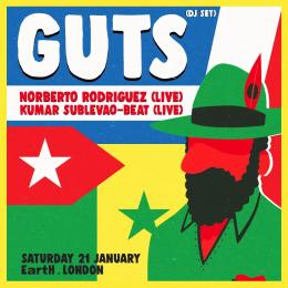 GUTS (DJ SET) at EartH on Saturday 21st January 2023