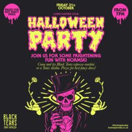 Halloween Party at The Lord Napier Star on Friday 31st October 2025