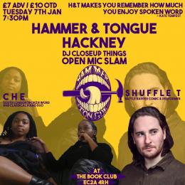 Hammer & Tongue Hackney at Book Club on Tuesday 7th January 2020