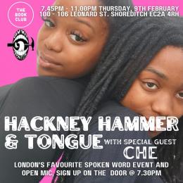 Hammer & Tongue Hackney at Book Club on Thursday 9th February 2023
