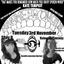 Hammer & Tongue Hackney at Book Club on Tuesday 3rd November 2015