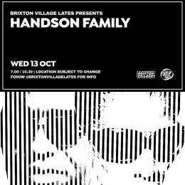 Handson Family at Brixton Village on Wednesday 13th October 2021