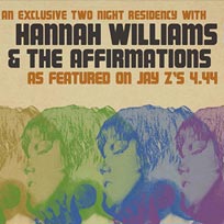 Hannah Williams & The Affirmations  at Archspace on Wednesday 8th November 2017
