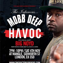 Havoc + Big Noyd at The Laundry Building on Saturday 4th November 2017