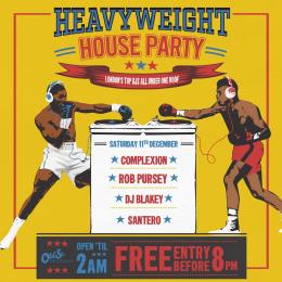 Heavyweight House Party at Old Street Records on Saturday 11th December 2021