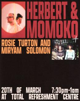 Herbert & Momoko at Total Refreshment Centre on Friday 20th March 2026