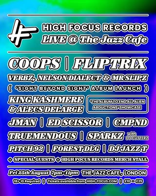 High Focus Records Live at Jazz Cafe on Saturday 12th August 2023
