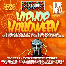 Hip Hop Halloween at Dogstar on Friday 27th October 2023