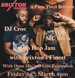 Hip Hop Jam at Pure Vinyl on Friday 15th March 2024
