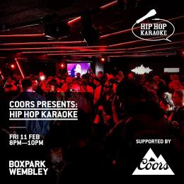 Hip Hop Karaoke at Boxpark Wembley on Friday 11th February 2022