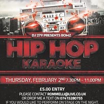 Hip Hop Karaoke at Market House on Thursday 2nd February 2017