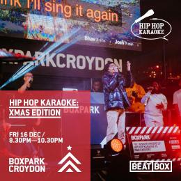 Hip Hop Karaoke Xmas Edition at Boxpark Croydon on Friday 16th December 2022