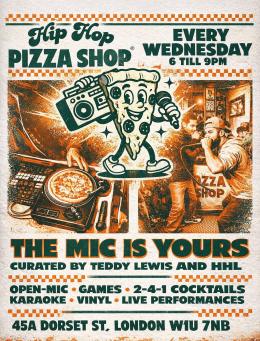 Hip Hop Pizza Shop at Pizza by Jagua on Wednesday 25th February 2026