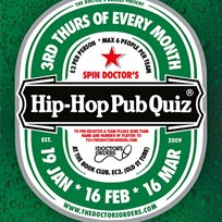 Hip Hop Pub Quiz at Book Club on Thursday 16th February 2017