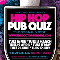 Hip Hop Pub Quiz at Book Club on Tuesday 15th March 2016