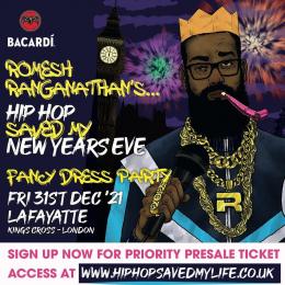 Hip Hop Saved My New Years Eve at Lafayette on Friday 31st December 2021