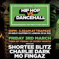 Hip-Hop vs Dancehall at Trapeze on Friday 3rd March 2017