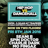 Hip-Hop vs Dancehall at Trapeze on Friday 8th January 2016