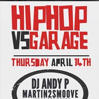 HIp Hop vs Garage at Notting Hill Arts Club on Thursday 14th April 2016