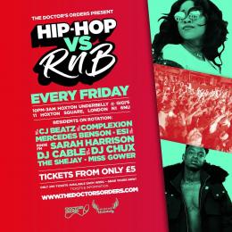 Hip Hop Vs RnB at Gigi's Hoxton on Friday 11th March 2022