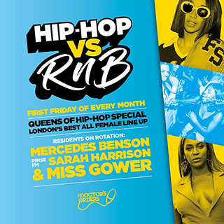 Hip-Hop vs RnB at Gigi's Hoxton on Friday 6th May 2022
