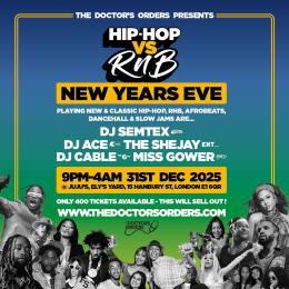 HIP-HOP vs RnB NYE at Juju's Bar and Stage on Wednesday 31st December 2025