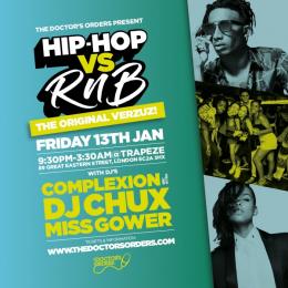 Hip-Hop vs RnB at Trapeze on Friday 13th January 2023