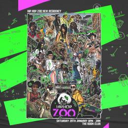 Hip Hop Zoo at Book Club on Saturday 29th January 2022