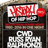 History of Hip Hop at Birthdays on Friday 15th January 2016