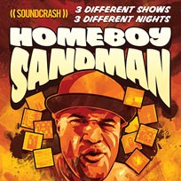 Homeboy Sandman at Echoes on Tuesday 18th October 2016