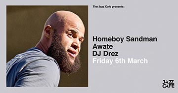 Homeboy Sandman at Jazz Cafe on Friday 6th March 2020