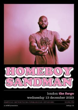 Homeboy Sandman at The Forge on Wednesday 13th December 2023