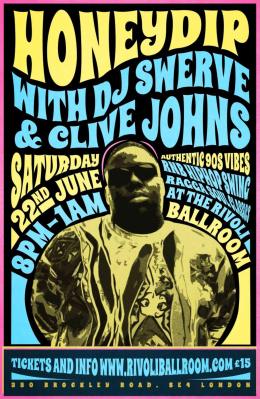 Honeydip at Rivoli Ballroom on Saturday 22nd June 2024