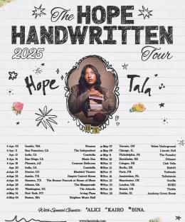 Hope Tala at KOKO on Tuesday 25th November 2025