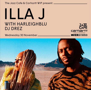 Illa J at Jazz Cafe on Wednesday 30th November 2022