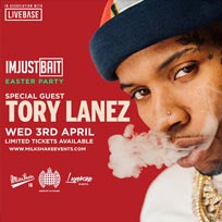 Tory Lanez at Ministry of Sound on Wednesday 3rd April 2019