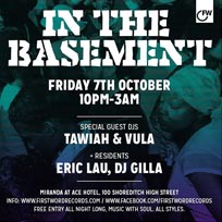 First Word in the Basement at Ace Hotel on Friday 7th October 2016