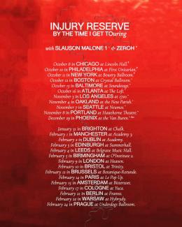 Injury Reserve at The Garage on Wednesday 9th February 2022