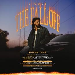J Cole at Hammersmith Apollo on Monday 2nd November 2026