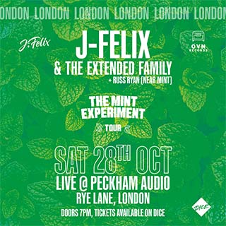 J-Felix at Peckham Audio on Saturday 28th October 2023