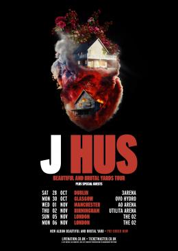 J HUS at The o2 on Monday 6th November 2023