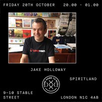 Jake Holloway at Spiritland on Friday 20th October 2017