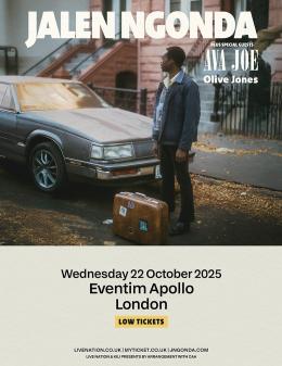 Jalen Ngonda at Hammersmith Apollo on Wednesday 22nd October 2025