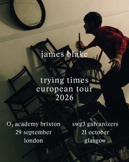 James Blake at Royal Albert Hall on Tuesday 29th September 2026
